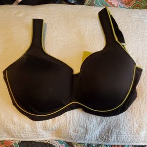 Half moon activewear sports bra